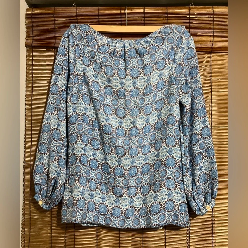 Tory Burch Castillo Lisa Blouse Top